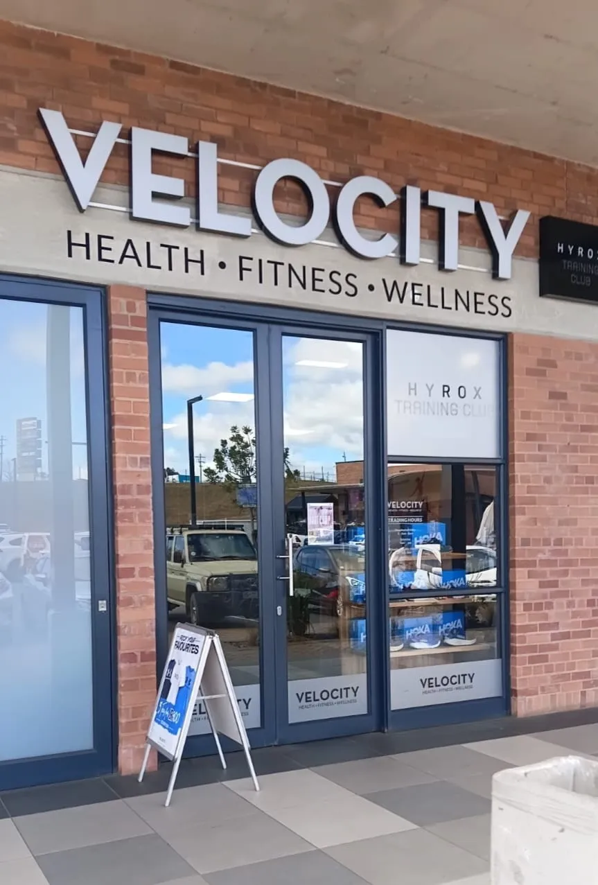 The entrance to Movewell at Velocity Health, Fitness & Wellness